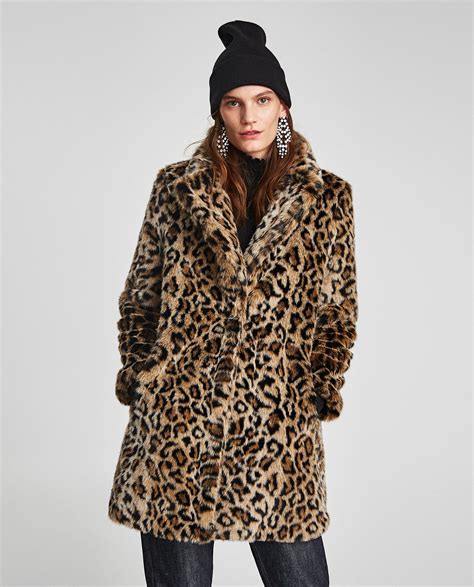 long leopard print coat|zara leopard jacket.